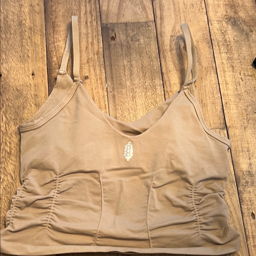 FP Movement by Free People Tan Crop Top XS/S